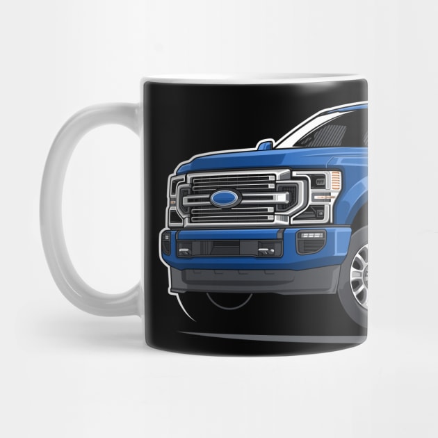 Super Duty F-250 Limited (Blue) by afrcreativeart